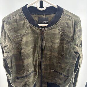 Sanctuary Camo Bomber Jacket